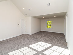 Master bedroom with sitting area